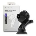 Qoltec Qoltec Ineligentny uchwyt samochodowy z funkcją iR i ładowaniem indukcyjnym Qi 15W | QC 3.0 |USB-C