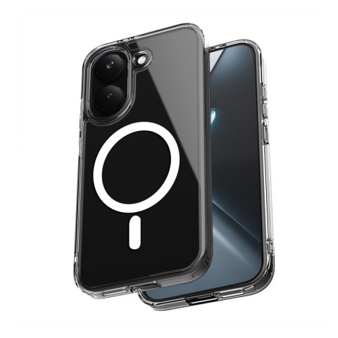 Crong Hybrid Clear Magnetic - Etui MagSafe Xiaomi POCO X8 Pro 5G (przezroczysty)