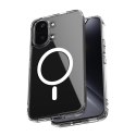 Crong Hybrid Clear Magnetic - Etui MagSafe Xiaomi POCO X8 Pro Max 5G (przezroczysty)