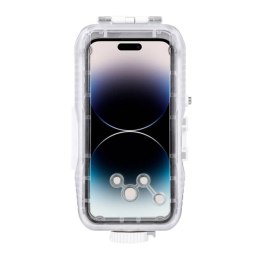 Etui wodoodporne PULUZ iPhone 11-15 Pro Max do 40m (białe)