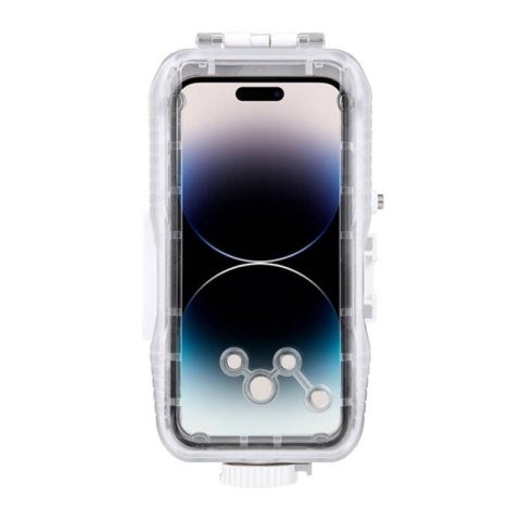 Etui wodoodporne PULUZ iPhone 11-15 Pro Max do 40m (białe)