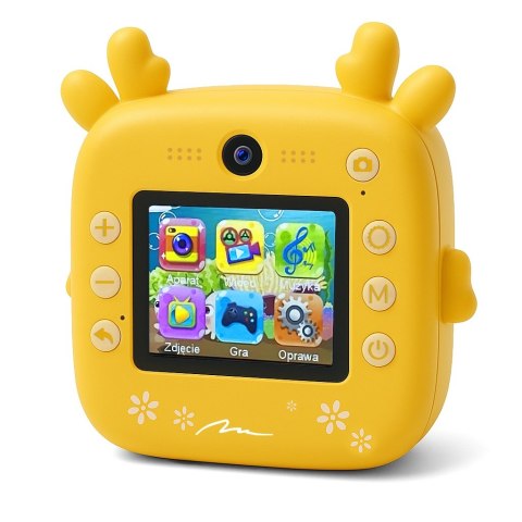 SNAPI - Aparat Cyfrowy Natychmiastowy dla dzieci z drukarką, ekran LCD, dwa obiektywy (przód & selfie), akumulator, zainstalowan