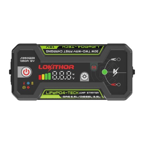 Urządzenie rozruchowe LOKITHOR J1350 Pro 25,6Wh
