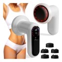 ANTICELL MASSAGER - Bezprzewodowy masażer antycellulitowy z funkcją podgrzewania światłem podczerwonym, 5 głowic masujących, 6 p