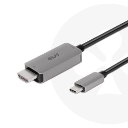 CLUB3D CAC-1587 adapter kablowy 3 m USB Gen2 Type-C HDMI Typu A (Standard) Czarny