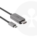 CLUB3D CAC-1587 adapter kablowy 3 m USB Gen2 Type-C HDMI Typu A (Standard) Czarny