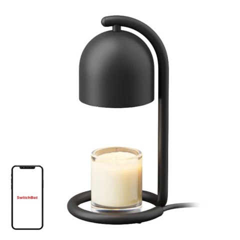 Inteligentna lampa do podgrzewania świec SwitchBot (czarna)