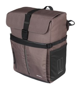 Sakwa pojedyncza BASIL MOVE COMMUTER BICYCLE BAG, MIK STUDS, 15L, wodoodporna, Brown (NEW)