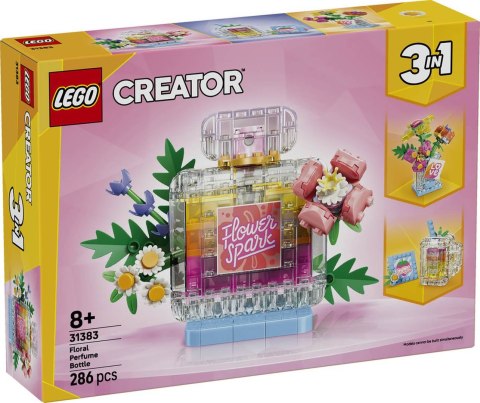 31383 | Flakon Perfum z Kwiatową Ozdobą
