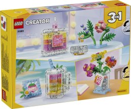 31383 | Flakon Perfum z Kwiatową Ozdobą