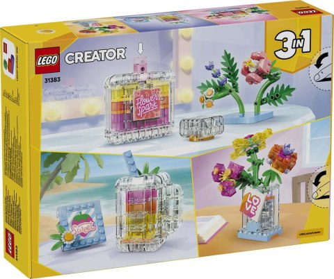 31383 | Flakon Perfum z Kwiatową Ozdobą