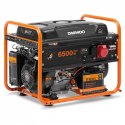Daewoo GDA 7500E-3 agregat prądotwórczy 6000 W 30 l Benzynowy Pomarańczowy, Czarny