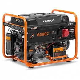 Daewoo GDA 7500E-3 agregat prądotwórczy 6000 W 30 l Benzynowy Pomarańczowy, Czarny