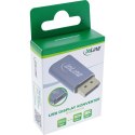 InLine 64107I adapter kablowy USB Type-C DisplayPort Szary