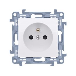 KONTAKT SIMON 10 MODUŁ BIAŁY GNIAZDO 1X Z/U Z PRZESŁONAMI SZYBKOZŁĄCZA 16A 250V