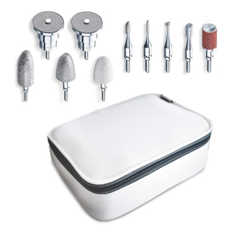 BEURER MP62 Zestaw do manicure i pedicure, 10 końcówek, podświetlenie LED