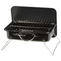 Grill węglowy przenośny, stalowy, do ogrodu i na taras, 37x27x17 cm