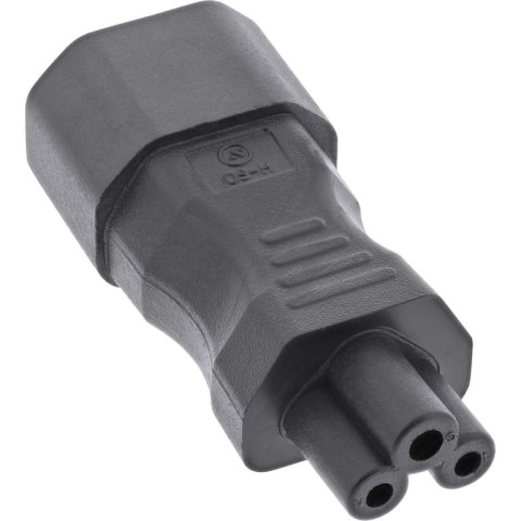 InLine 16723B adapter wtyczek zasilających Czarny