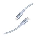 Kabel UGREEN L534 USB-C-USB-C 2m 240W (srebrno-biały)