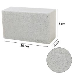 Kamień czyszczący do grilla, do rusztu i kratki, 10x6x4 cm