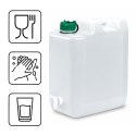 Kanister na wodę pitną z kranikiem i odpowietrznikiem, tworzywo HDPE, 20L