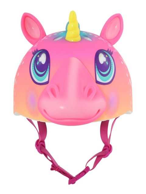 Kask dziecięcy juniorski RASKULLZ SUPER RAINBOW CORN pink roz. XS TODDLER FS 3+ (48-52 cm) (NEW 2027)