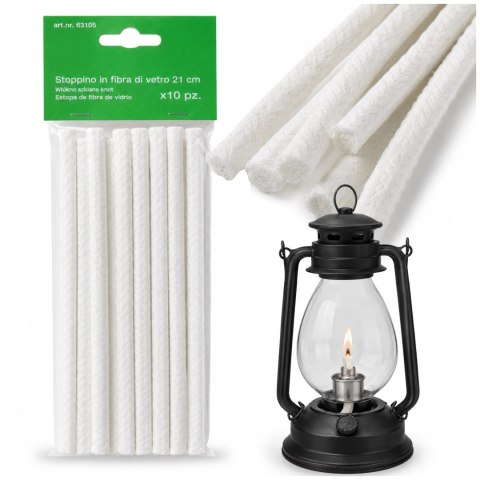 Knot okrągły do lampionu i fakli, 10 szt., długość 12 cm