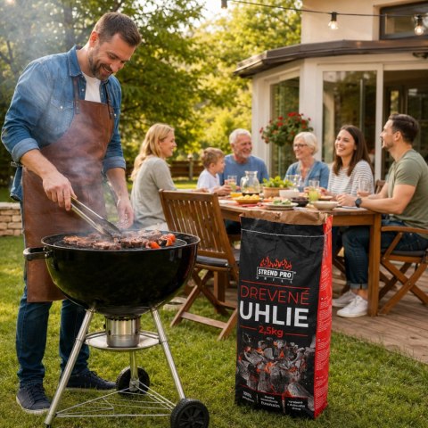Węgiel drzewny do grillowania naturalny, do grilli na węgiel i brykiet, 2,5 kg