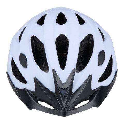 Dunlop - Kask rowerowy MTB regulowany rozmiar L 58-61 cm (Biało-Czarny)