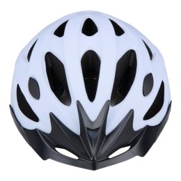 Dunlop - Kask rowerowy MTB regulowany rozmiar M 55-58 cm (Biało-Czarny)