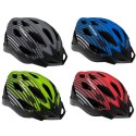 Dunlop - Kask rowerowy MTB regulowany rozmiar M 55-58 cm (Niebiesko-Czarny)