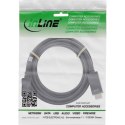 InLine 17185I adapter kablowy 5 m DisplayPort HDMI Typu A (Standard) Czarny