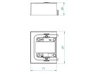 ADAPTER NATYNKOWY POJEDYNCZY SANTRA/1480-20/EPN Elektro-Plast