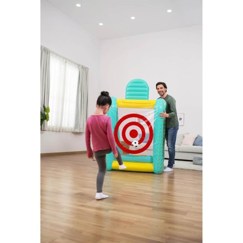 Dmuchana gra ogrodowa 3w1 koszykówka piłka nożna cel 127x109x178 cm Bestway 52813