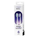 VITAMMY WHITE+ Końcówki do szczoteczki sonicznej serii SONICE, wybielające, białe, 4szt