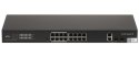 ZARZĄDZALNY SWITCH PRZEMYSŁOWY POE NSW3000-17GT1GP1GC-POE-IN 16-PORTOWY + 2X UPLINK + 2X SFP UNIVIEW