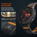 Spigen Athlex Air - Pasek do Garmin QuickRelease 22 mm (Active Black / Orange)