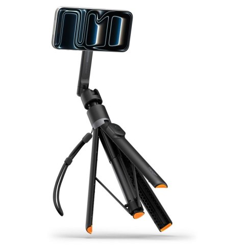 Spigen S582W MagSafe Bluetooth Selfie Stick Tripod - Statyw na smartfon / uchwyt selfie stick (Czarny)