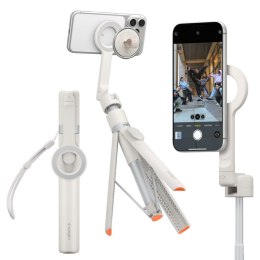 Spigen S582W MagSafe Bluetooth Selfie Stick Tripod - Statyw na smartfon / uchwyt selfie stick (Dune Beige)