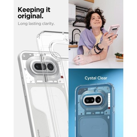 Spigen Ultra Hybrid - Etui do Nothing Phone 4a (Crystal Clear)