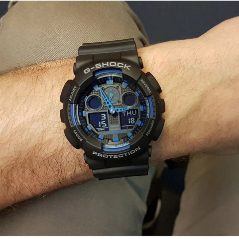 ZEGAREK MĘSKI CASIO G-SHOCK GA-100-1A2ER