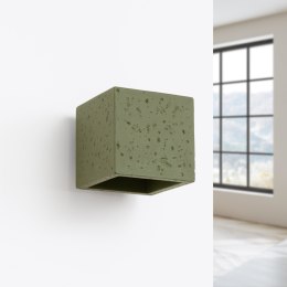 Kinkiet QUAD beton zielona oliwka