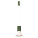 Lampa wisząca ESTRIA 1 beżowa/zielona oliwka