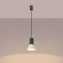Lampa wisząca ESTRIA 1 beżowa/zielona oliwka