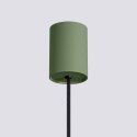 Lampa wisząca ESTRIA 1 beżowa/zielona oliwka