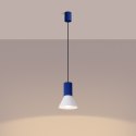 Lampa wisząca ESTRIA 1 biała/ultramaryna