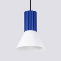 Lampa wisząca ESTRIA 1 biała/ultramaryna