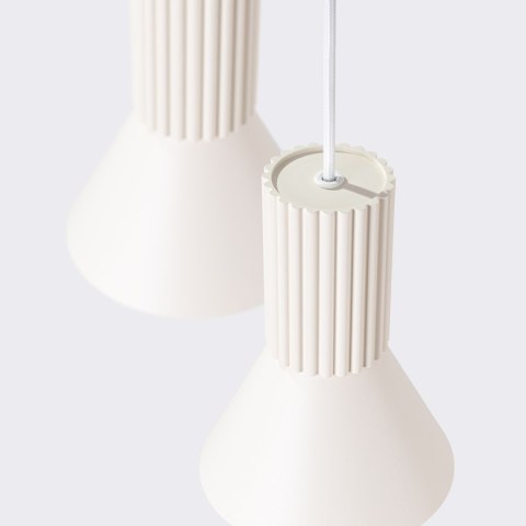 Lampa wisząca ESTRIA 3P beżowa