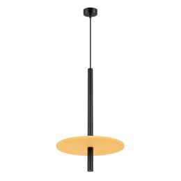 Lampa wisząca FELTRO 1 czarna/żółta