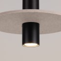 Lampa wisząca PELTA 1 czarna/beżowa